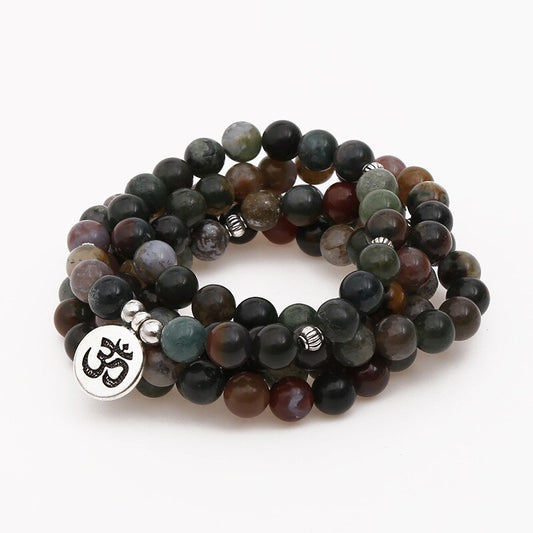 Mala Beads 108 Indian Agate