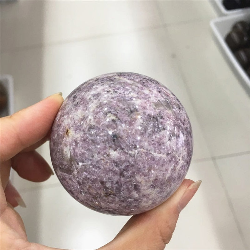 Lepidolite Sphere