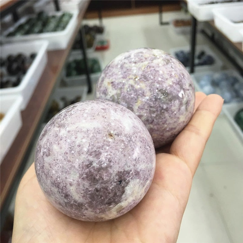 Lepidolite Sphere