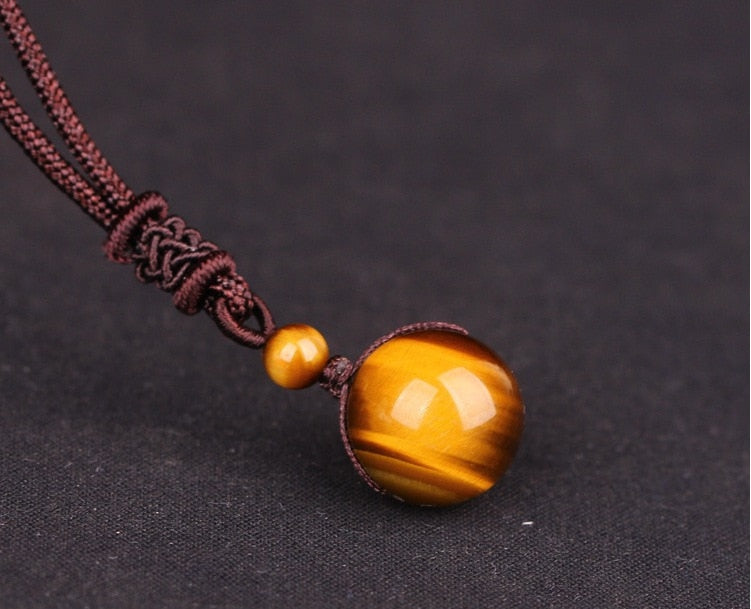 Sphere Necklace Hand Woven 16mm