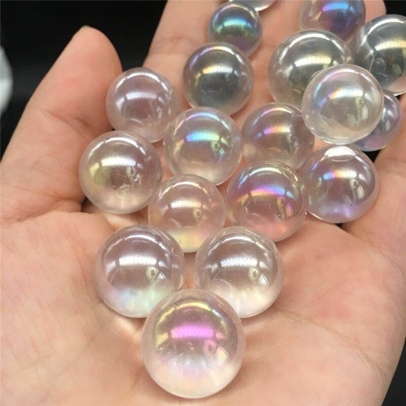 Aura Quartz Baby Spheres 10 pack