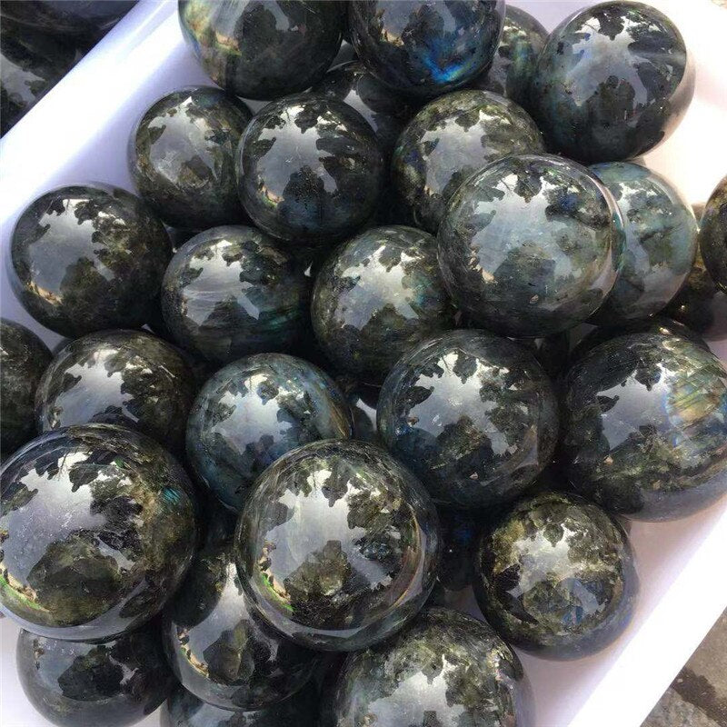 Labradorite Spheres