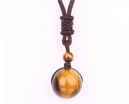 Sphere Necklace Hand Woven 16mm