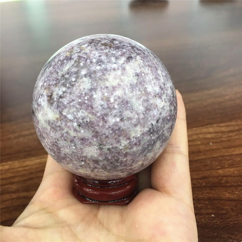 Lepidolite Sphere