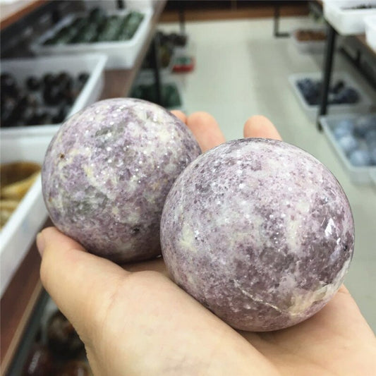 Lepidolite Sphere