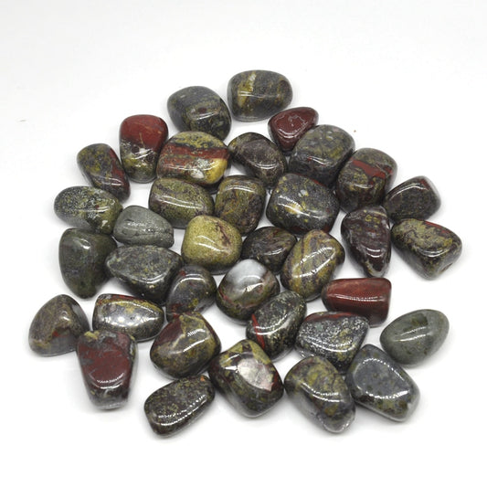 Dragon Blood Jasper Tumbles