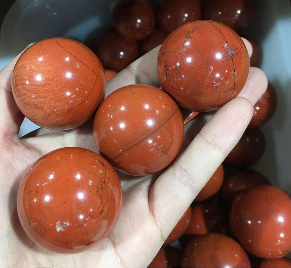 Red Jasper Spheres