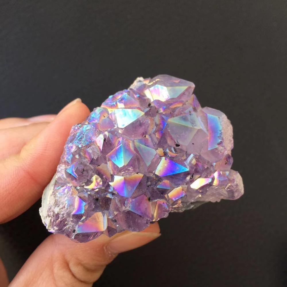 Aura Amethyst Cluster