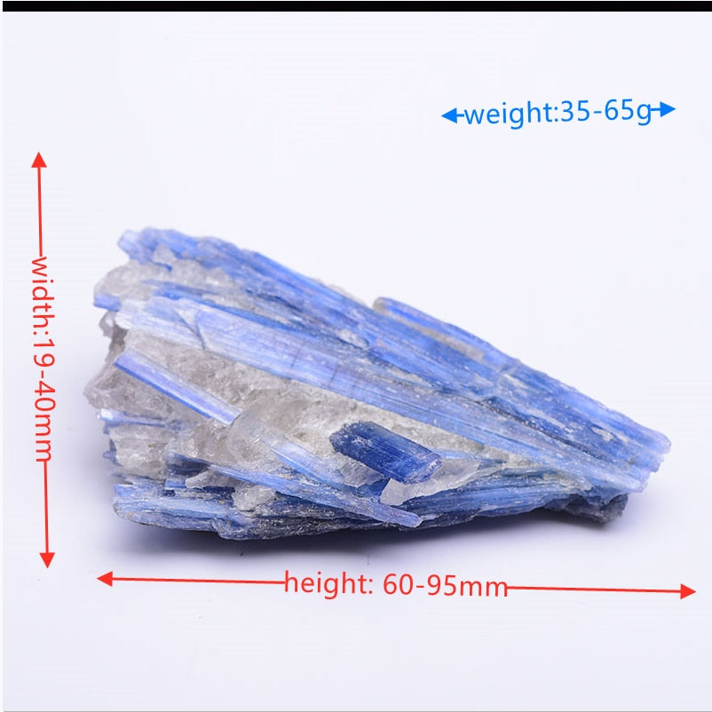 Raw Blue Kyanite in Quartz Specimen