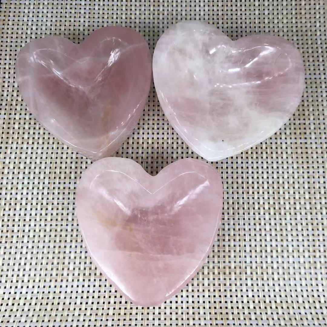 Rose Quartz Heart Bowl