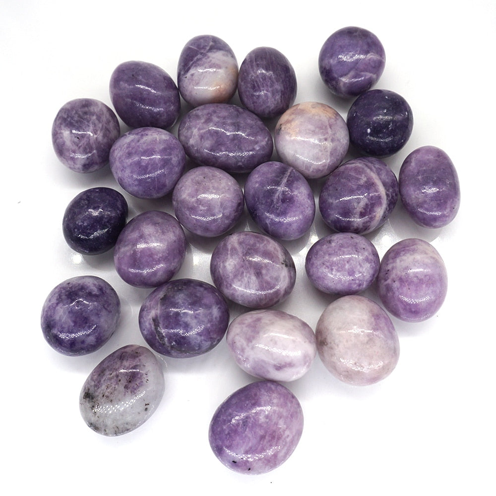 Lilac Lepidolite Tumbles