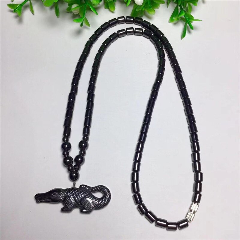 Hematite Handmade Crystal Animal Pendents