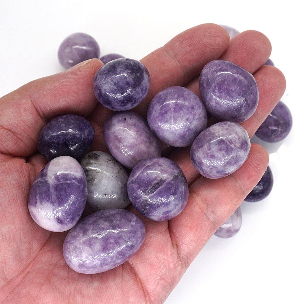 Lilac Lepidolite Tumbles