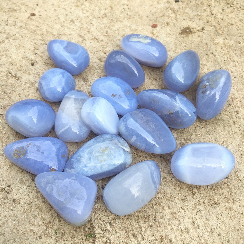 Blue Lace Agate Big Tumbles 100g