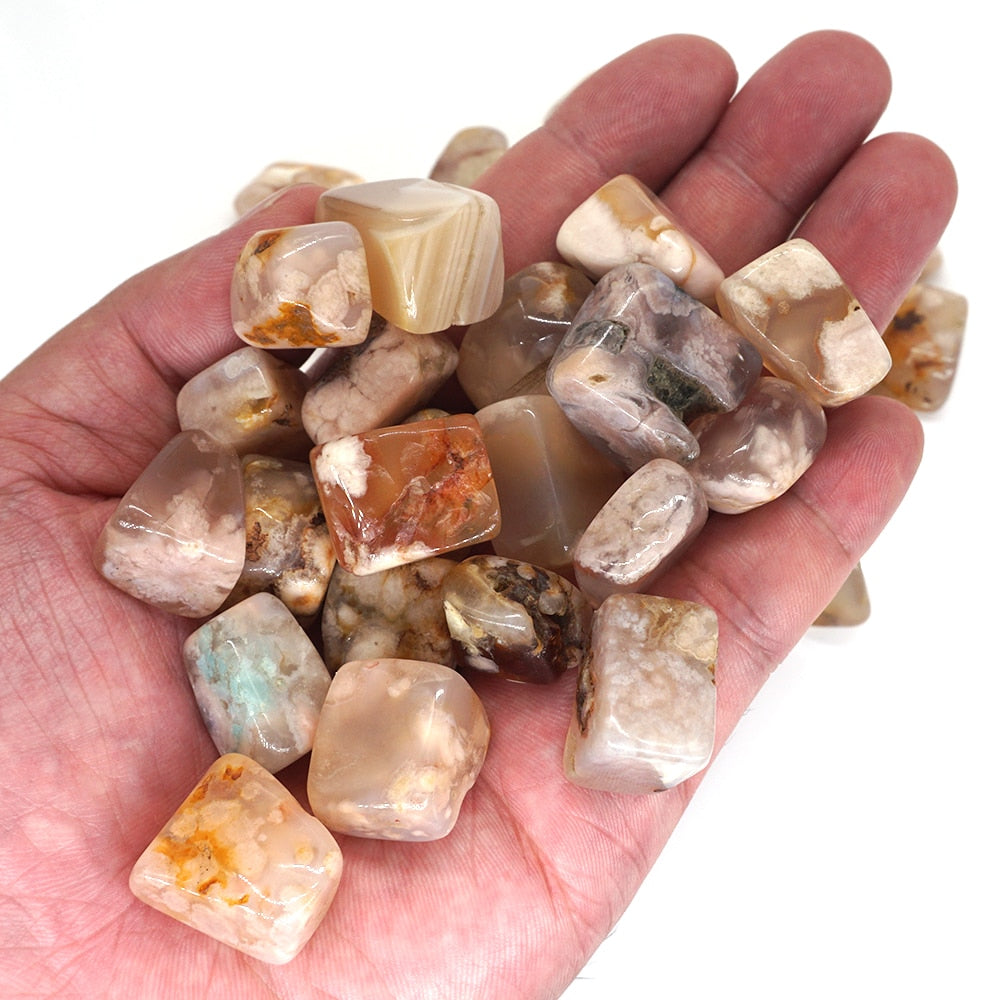 Flower Agate Tumbles