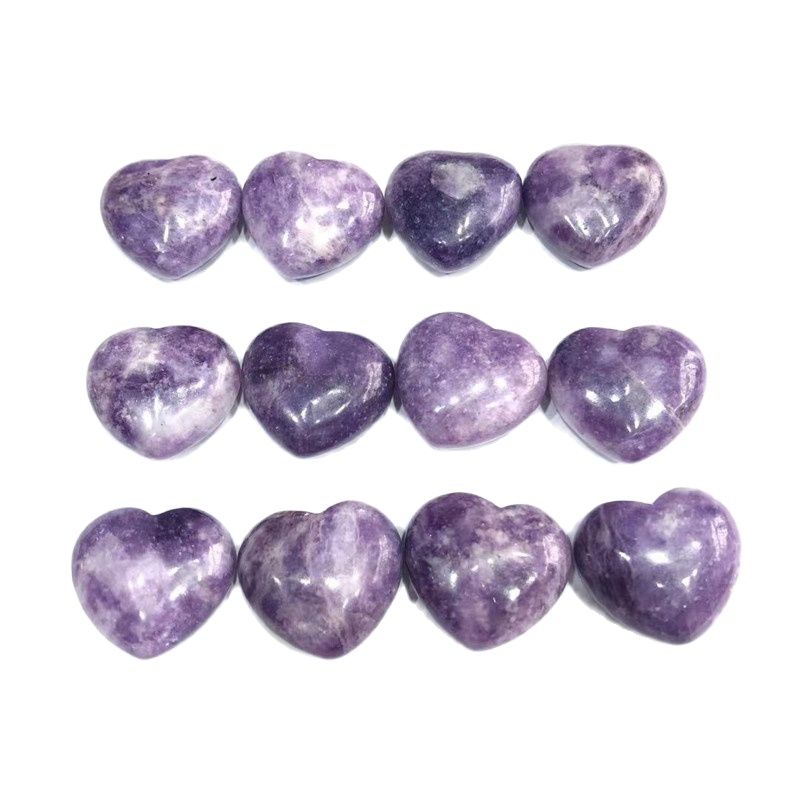 Lepidolite Heart