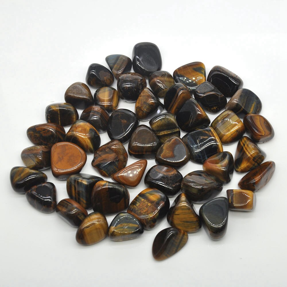 Blue Tigers Eye Tumbles (Hawks Eye) 100g