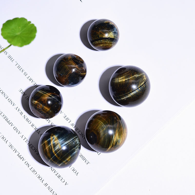 Blue Tigers Eye (Hawks Eye) Spheres