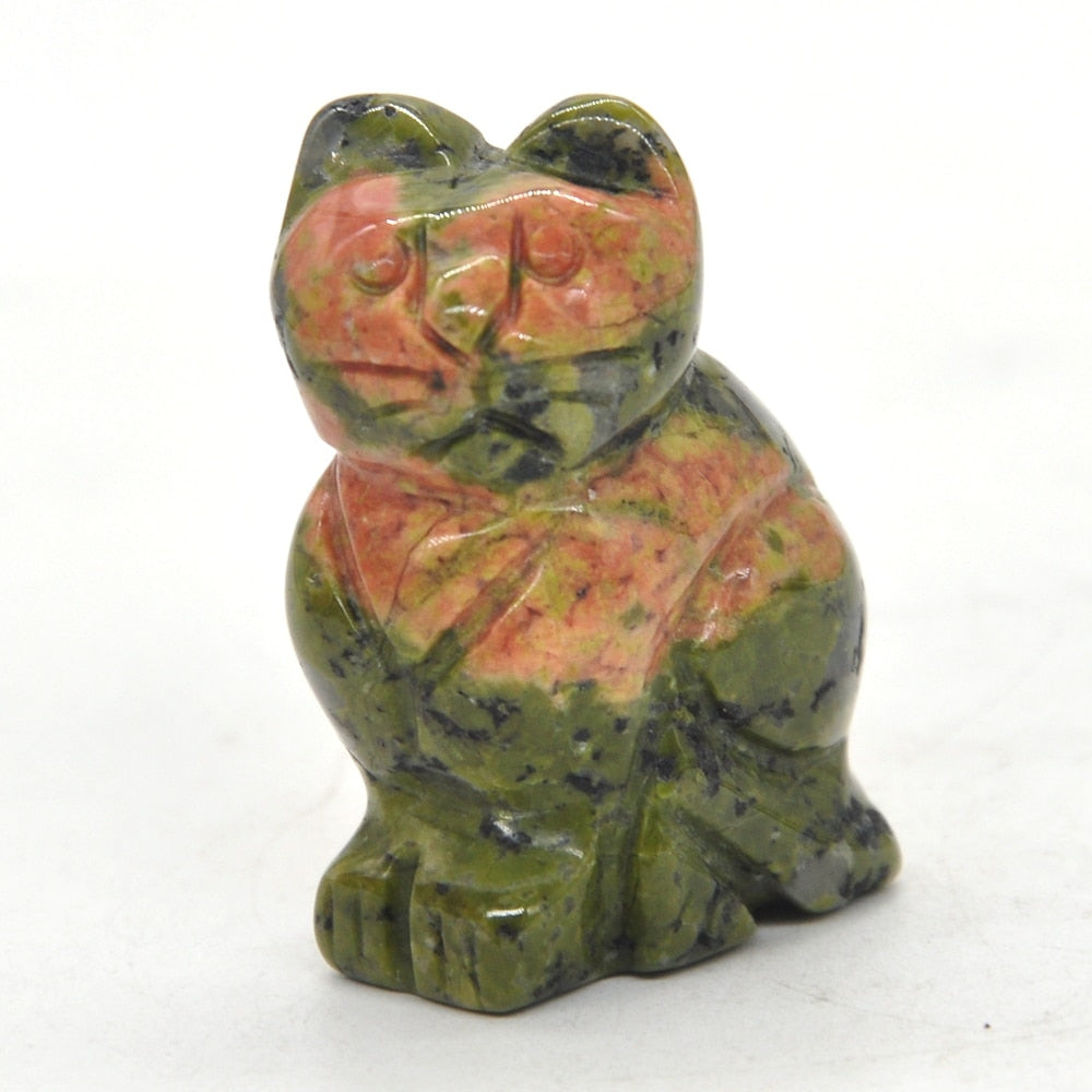 Hand Carved Cats