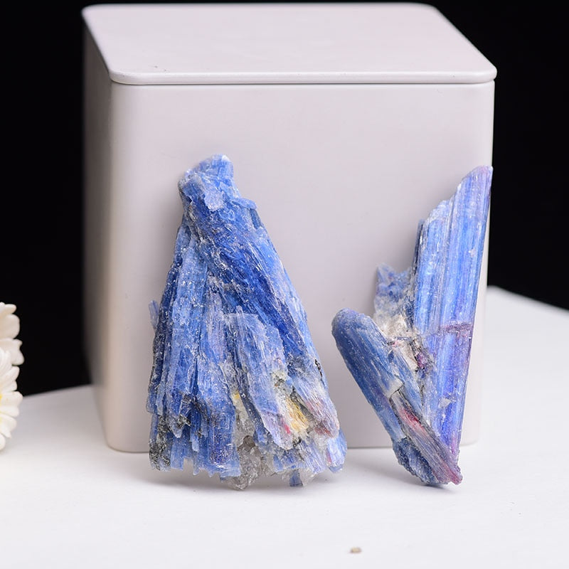 Raw Blue Kyanite in Quartz Specimen