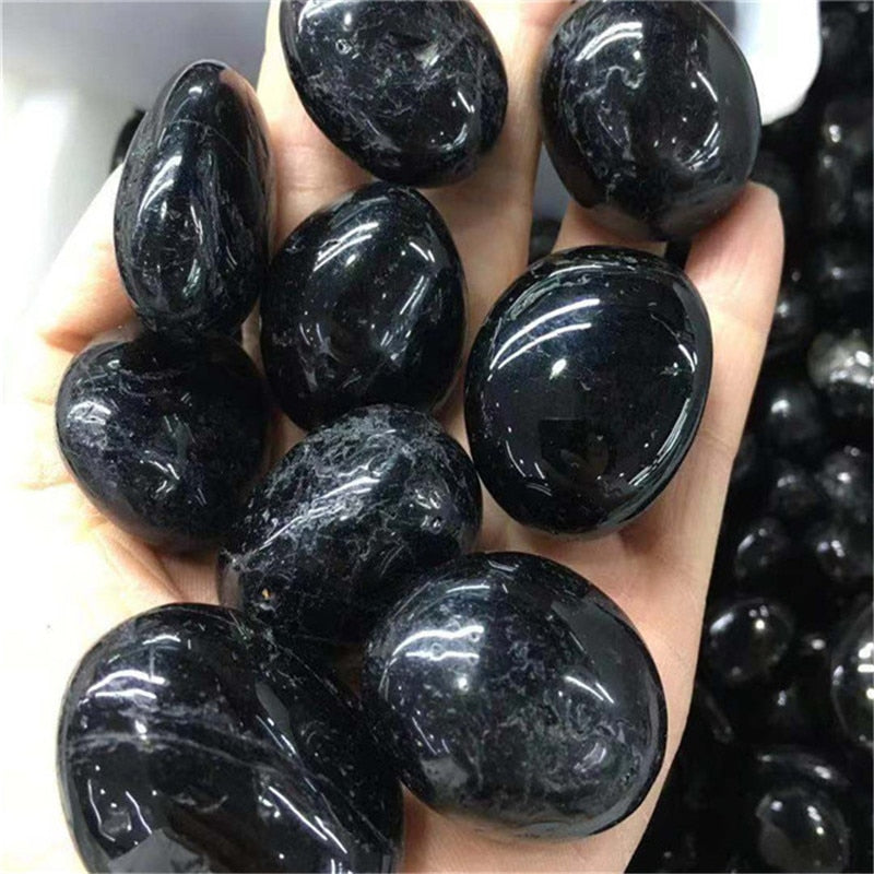 Big Chunky Tumbled Black Tourmaline