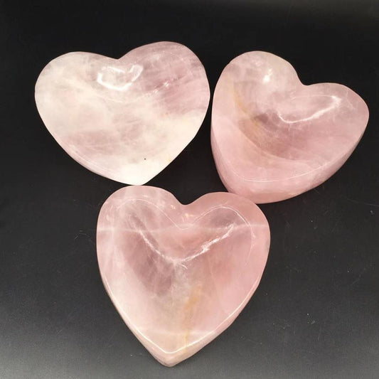 Rose Quartz Heart Bowl