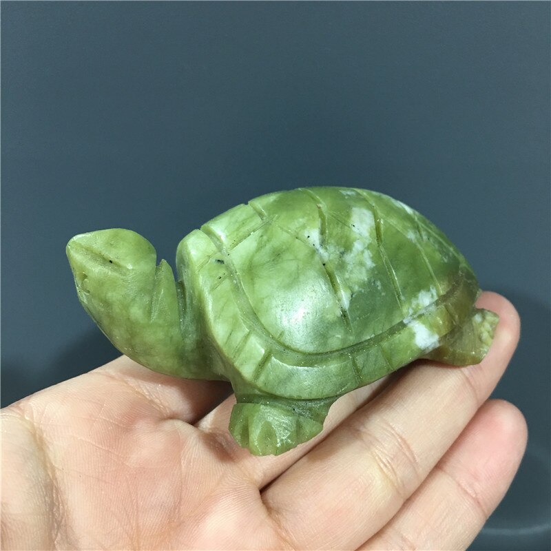 Hand Carved Afghan Jade Turtle