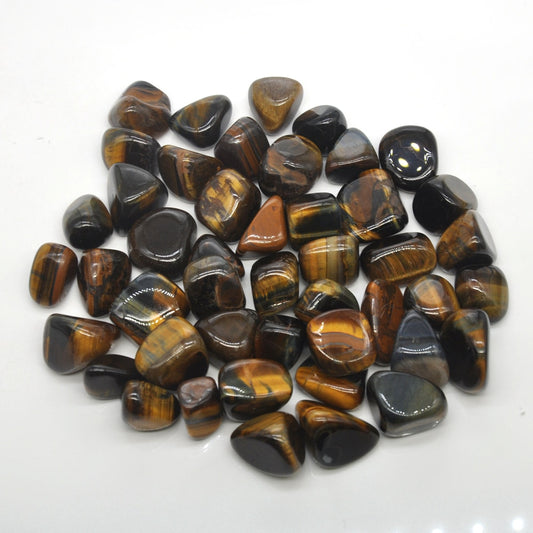 Blue Tigers Eye Tumbles (Hawks Eye) 100g