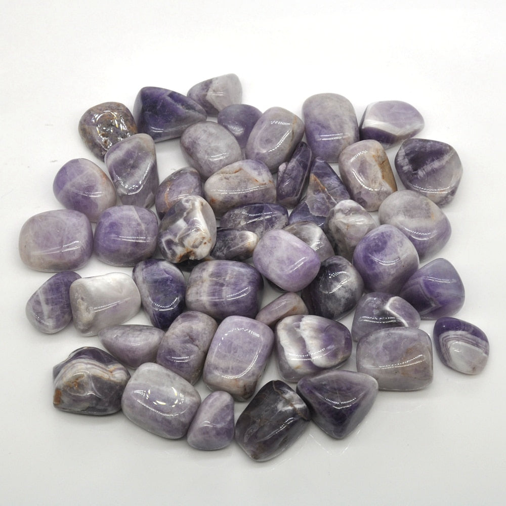 Chevron (Dream) Amethyst Tumbles