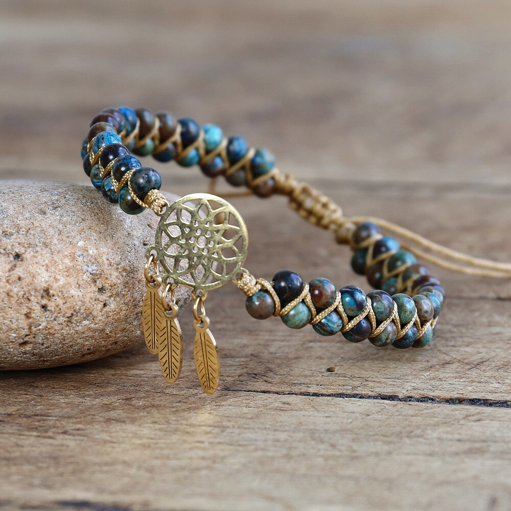 Mixed Stone Dream Catcher Bracelet