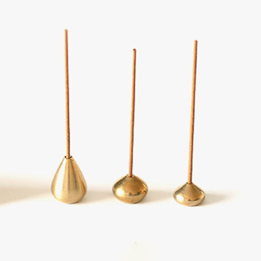 Brass Drop Incense Holders (3)