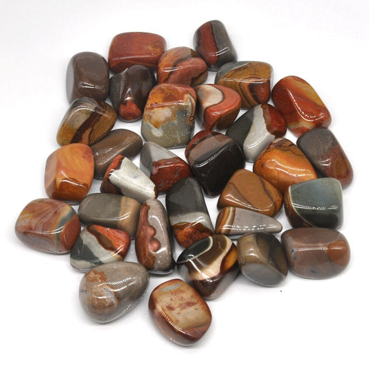 Polychrome Jasper (Desert Jasper) Tumbles