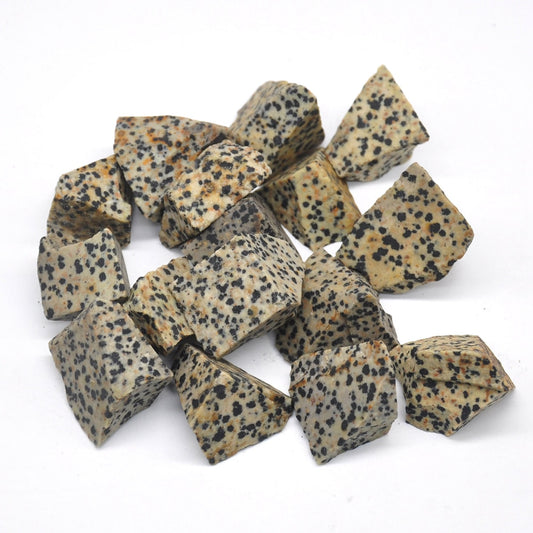 Dalmatian Jasper Rough Chunks 1/2 lb