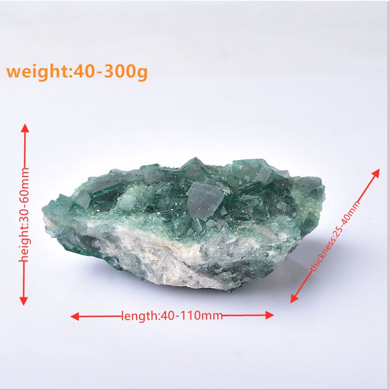 Raw Green Fluorite Specimen