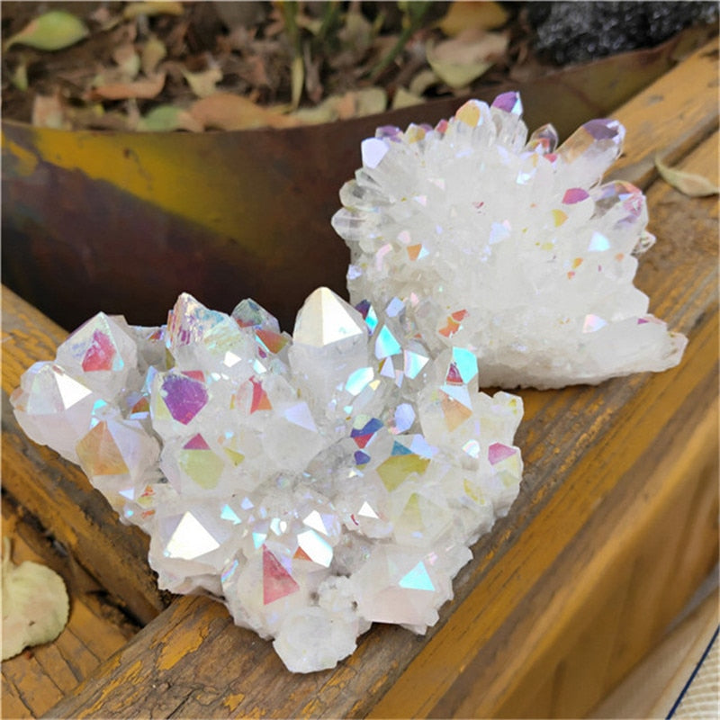 Aura Quartz Clusters