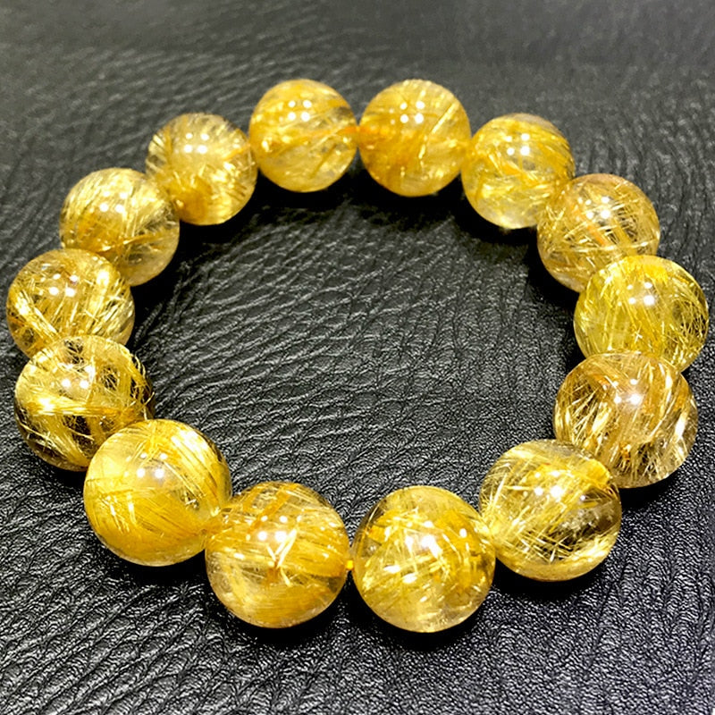 Golden Rutilated Quartz Bracelets