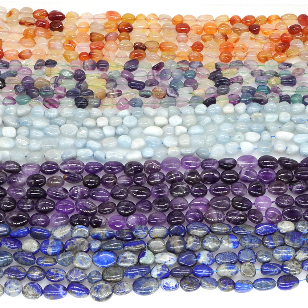 Crystal Beads 8-12mm & 15" Strand