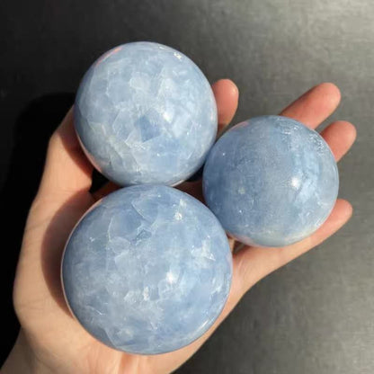 Blue Calcite Spheres