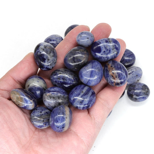 Sodalite (some spotted) Tumbles