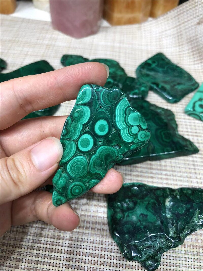 Raw Malachite Slabs