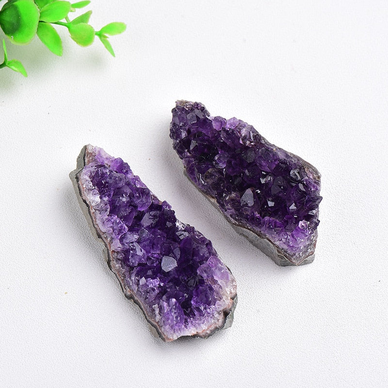 Deep Purple Amethyst Clusters