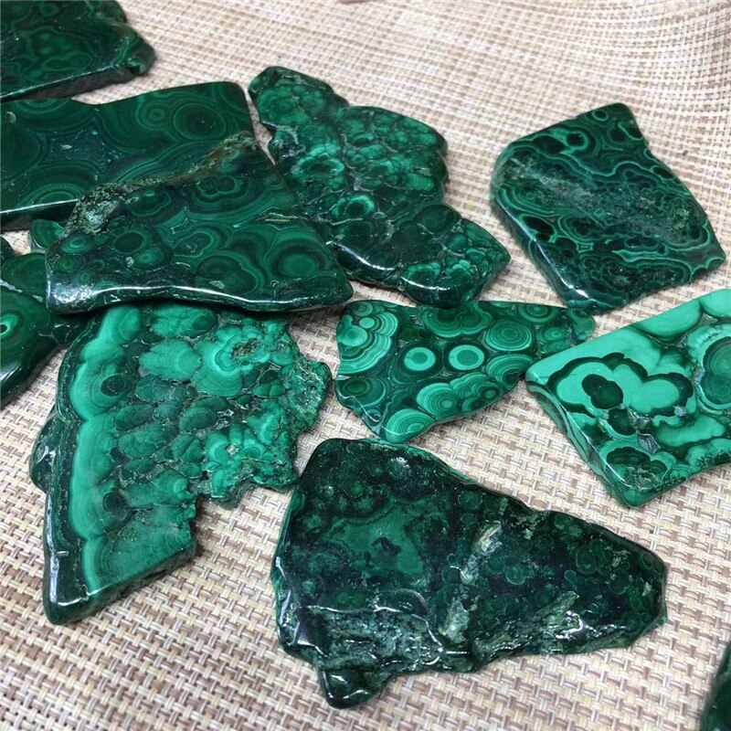 Raw Malachite Slabs