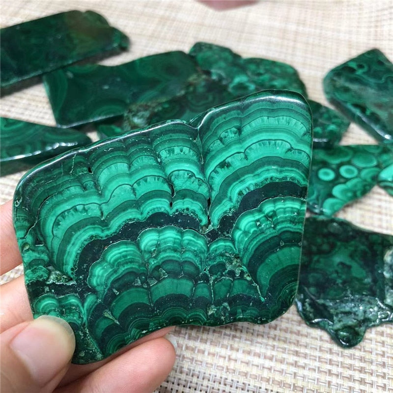 Raw Malachite Slabs