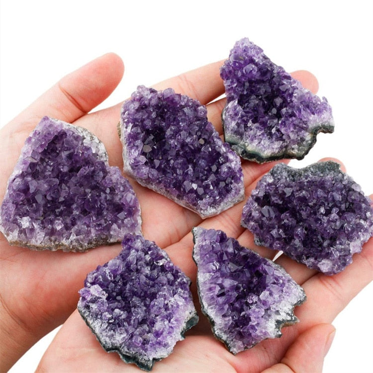 Deep Purple Amethyst Clusters