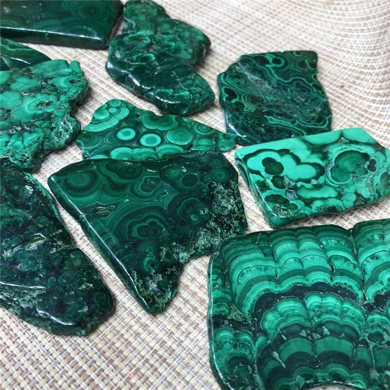 Raw Malachite Slabs