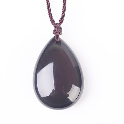 Rainbow Obsidian Tear Drop Pendent