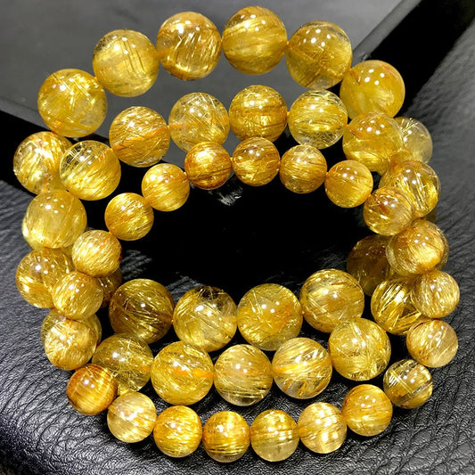 Golden Rutilated Quartz Bracelets