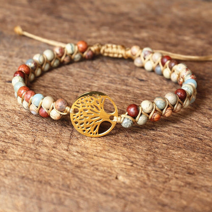 Hand Woven Tree of Life Bead Bracelet (13 styles) 4mm