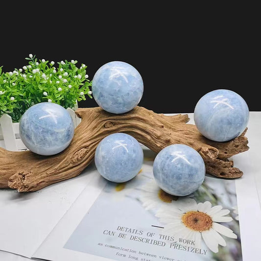 Blue Calcite Spheres