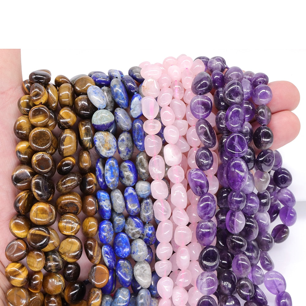 Crystal Beads 8-12mm & 15" Strand